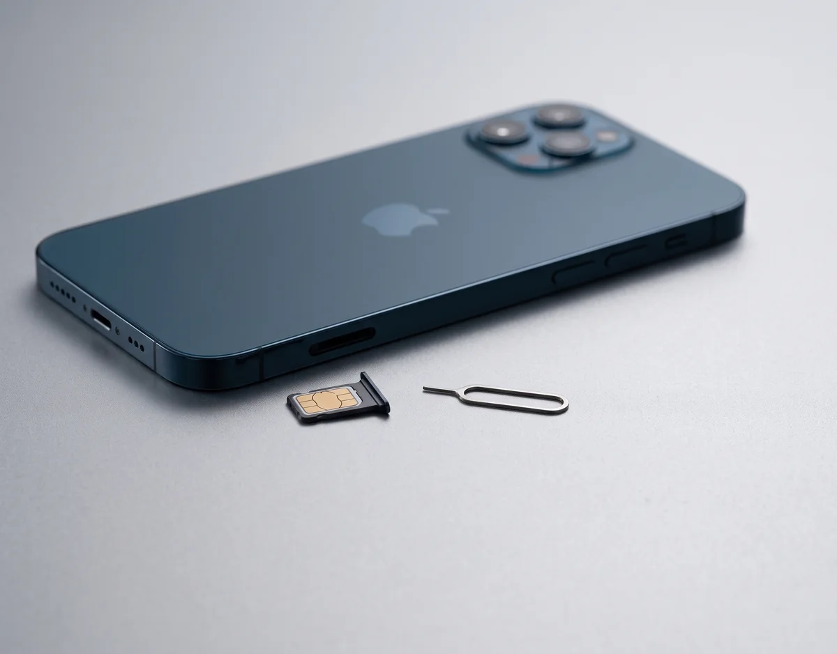 iPhone, SIM kart tepsisi ve SIM iğnesi